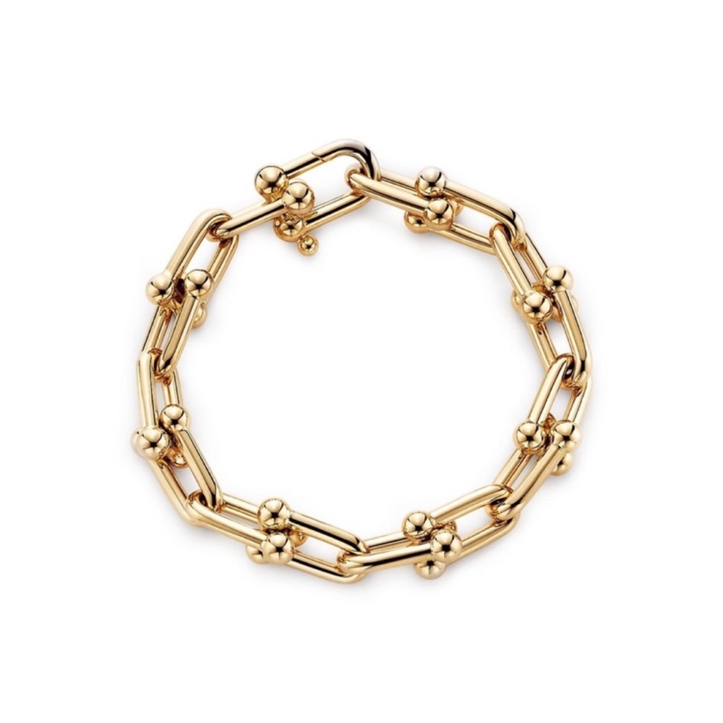 Heard Wear Gold Link 18k Gold Plated Stainless Steel Bracelet Heard Wear Gold Link 18k Gold Plated Stainless Steel Bracelet